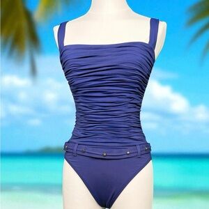Slimming Navy Bathing Suit